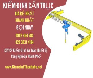 Hình ảnh kiểm định Cần trục