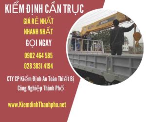 Hình ảnh kiểm định Cần trục