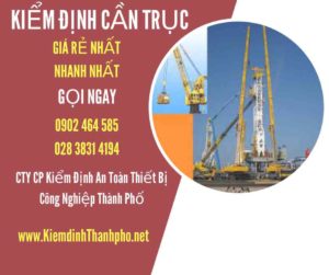 Hình ảnh kiểm định Cần trục