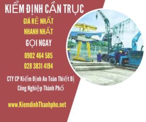 Hình ảnh kiểm định Cần trục