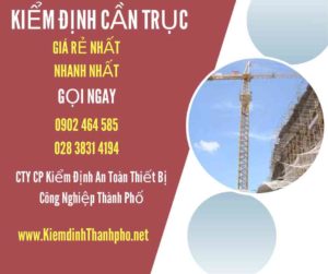 Hình ảnh kiểm định Cần trục