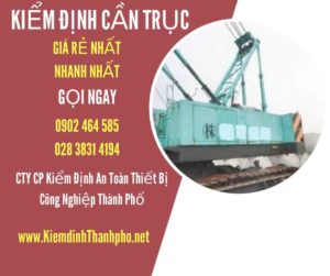 Hình ảnh kiểm định Cần trục