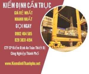 Hình ảnh kiểm định Cần trục