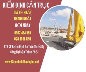 Hình ảnh kiểm định Cần trục