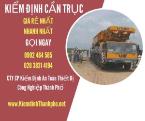 Hình ảnh kiểm định Cần trục