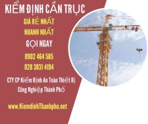 Hình ảnh kiểm định Cần trục