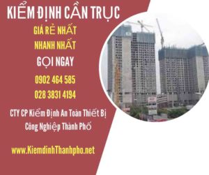 Hình ảnh kiểm định Cần trục