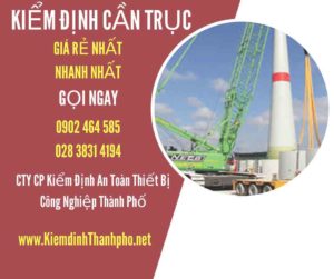 Hình ảnh kiểm định Cần trục