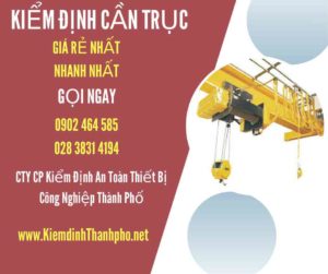 Hình ảnh kiểm định Cần trục