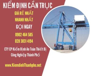 Hình ảnh kiểm định Cần trục