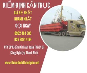 Hình ảnh kiểm định Cần trục