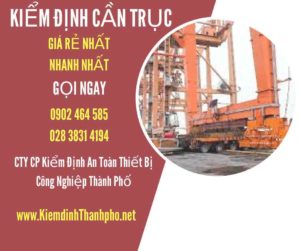 Hình ảnh kiểm định Cần trục