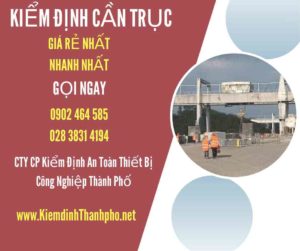 Hình ảnh kiểm định Cần trục