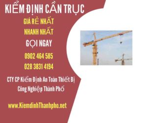 Hình ảnh kiểm định Cần trục