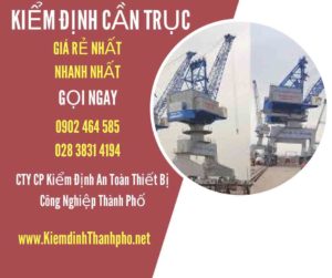 Hình ảnh kiểm định Cần trục