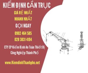 Hình ảnh kiểm định Cần trục