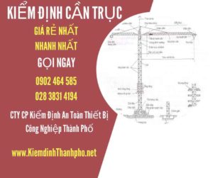 Hình ảnh kiểm định Cần trục