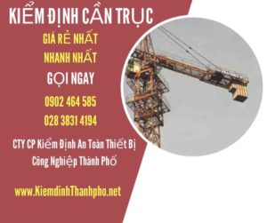 Hình ảnh kiểm định Cần trục