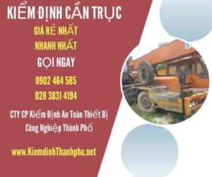 Hình ảnh kiểm định Cần trục