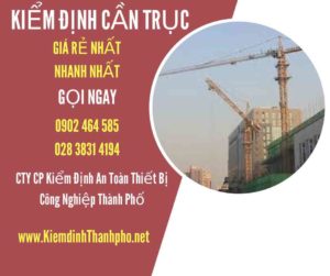 Hình ảnh kiểm định Cần trục