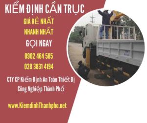 Hình ảnh kiểm định Cần trục