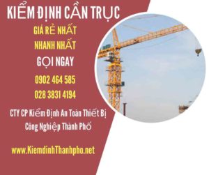 Hình ảnh kiểm định Cần trục