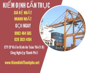 Hình ảnh kiểm định Cần trục