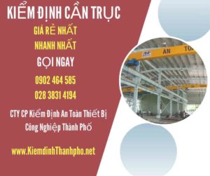 Hình ảnh kiểm định Cần trục