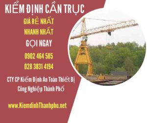 Hình ảnh kiểm định Cần trục