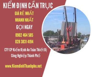 Hình ảnh kiểm định Cần trục