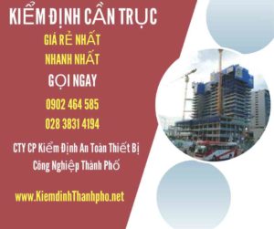 Hình ảnh kiểm định Cần trục