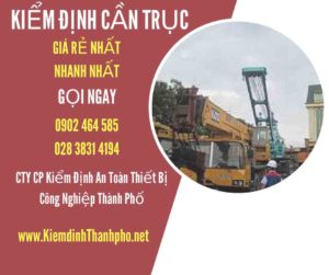 Hình ảnh kiểm định Cần trục