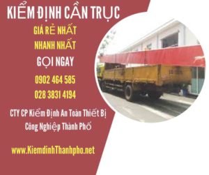 Hình ảnh kiểm định Cần trục