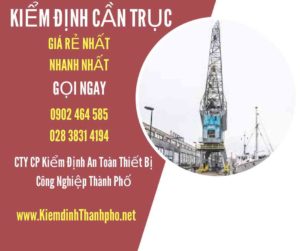 Hình ảnh kiểm định Cần trục