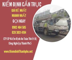 Hình ảnh kiểm định Cần trục