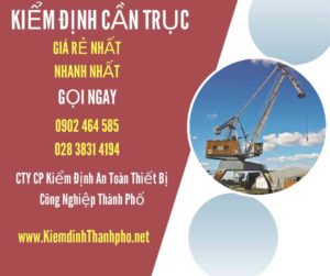 Hình ảnh kiểm định Cần trục