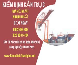 Hình ảnh kiểm định Cần trục