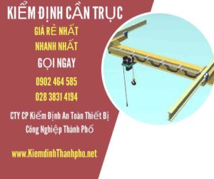 Hình ảnh kiểm định Cần trục