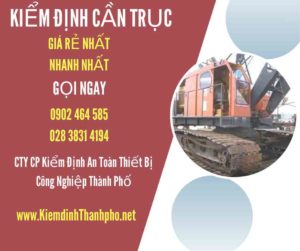 Hình ảnh kiểm định Cần trục