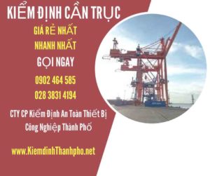 Hình ảnh kiểm định Cần trục