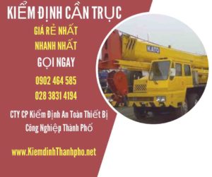 Hình ảnh kiểm định Cần trục