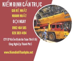 Hình ảnh kiểm định Cần trục