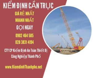 Hình ảnh kiểm định Cần trục