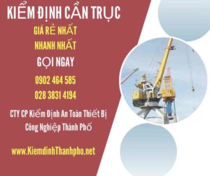 Hình ảnh kiểm định Cần trục