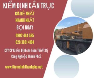 Hình ảnh kiểm định Cần trục