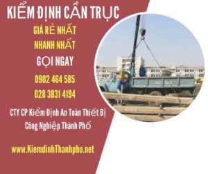 Hình ảnh kiểm định Cần trục