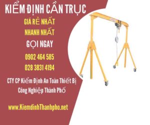 Hình ảnh kiểm định Cần trục