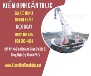 Hình ảnh kiểm định Cần trục