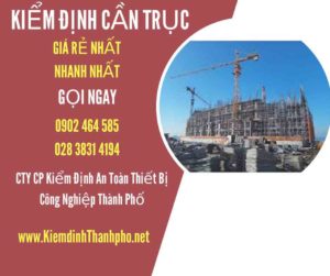 Hình ảnh kiểm định Cần trục