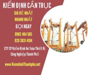 Hình ảnh kiểm định Cần trục